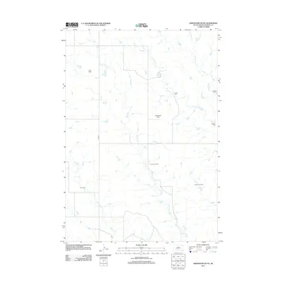 2012 Map of Grindstone Butte, 2012 Print