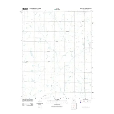 2012 Map of Grindstone Creek, 2012 Print