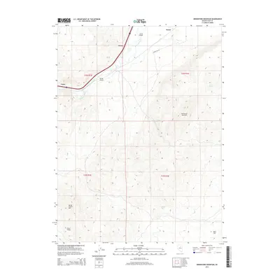 2014 Map of Grindstone Mountain, 2014 Print