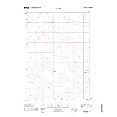 2017 Map of Grindstone SW, 2017 Print
