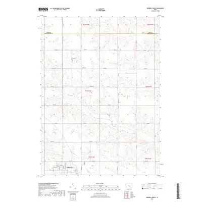 2018 Map of Grinnell North, 2018 Print