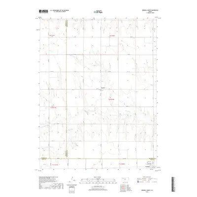 2018 Map of Grinnell North, 2018 Print