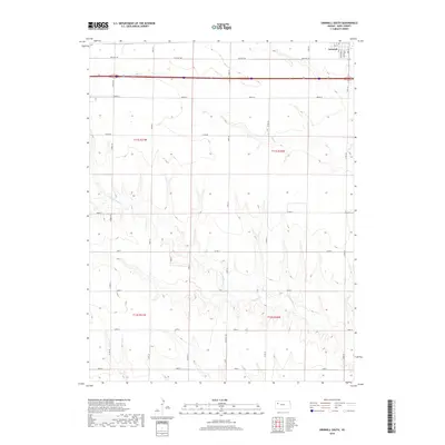 2018 Map of Grinnell South, 2018 Print