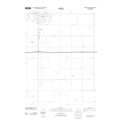 2013 Map of Grinnell South, 2013 Print