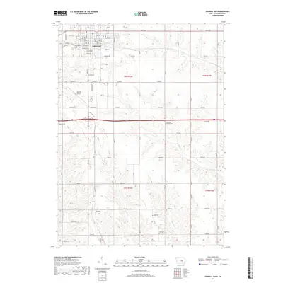 2018 Map of Grinnell South, 2018 Print
