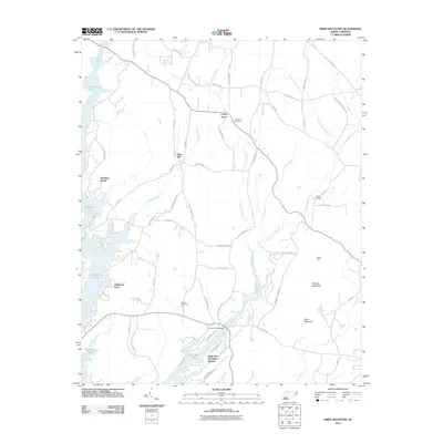 2011 Map of Grist Mountain, 2011 Print