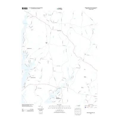 2013 Map of Grist Mountain, 2013 Print