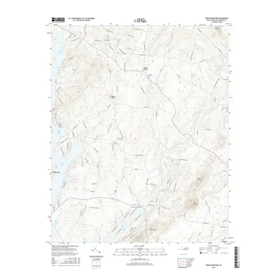 2016 Map of Grist Mountain, 2016 Print
