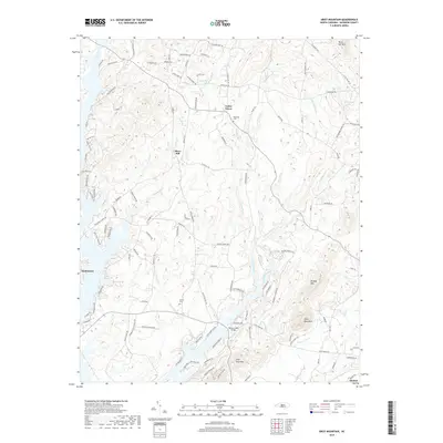 2019 Map of Grist Mountain, 2019 Print