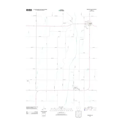 2013 Map of Griswold, 2013 Print