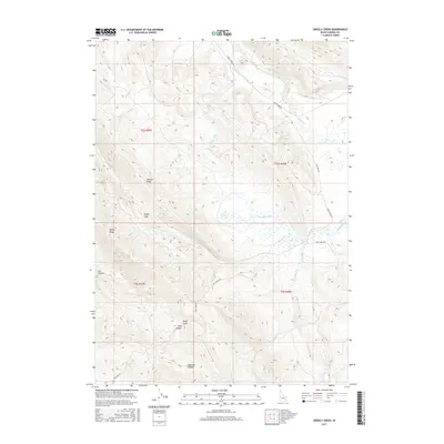 2017 Map of Grizzly Creek, 2017 Print