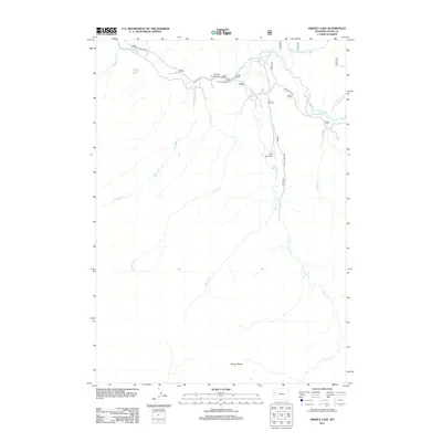 2012 Map of Grizzly Lake, 2012 Print