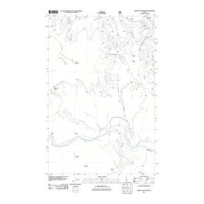 2011 Map of Grizzly Mountain, 2011 Print