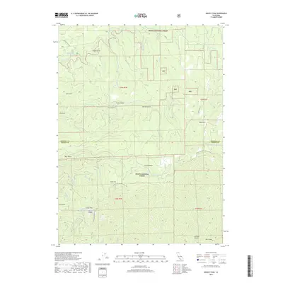 2018 Map of Grizzly Peak, 2018 Print