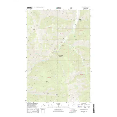 2017 Map of Grizzly Point, 2017 Print