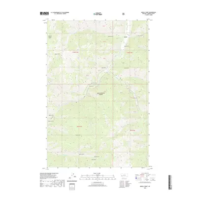 2020 Map of Grizzly Point, 2020 Print
