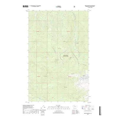 2020 Map of Groat Mountain, 2020 Print