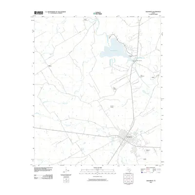 2010 Map of Groesbeck, 2010 Print