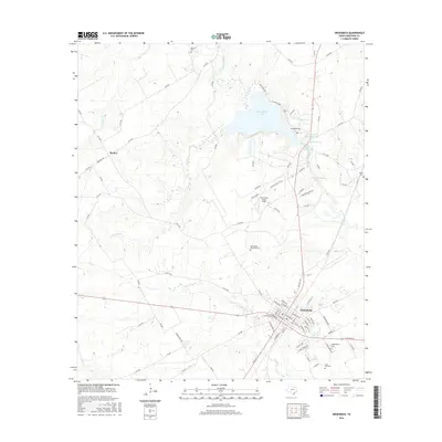 2016 Map of Groesbeck, 2016 Print