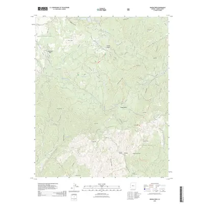 2026 Map of Groom Creek, 2026 Print