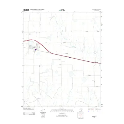 2012 Map of Groom, 2012 Print