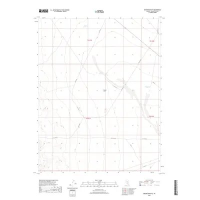2018 Map of Groom Range NE, 2018 Print