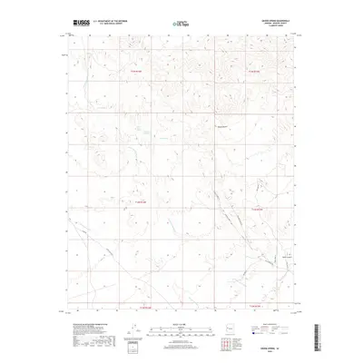 2018 Map of Groom Spring, 2018 Print