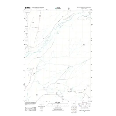 2012 Map of Gros Ventre Junction, 2012 Print