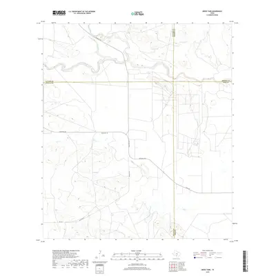 2019 Map of Gross Tank, 2019 Print