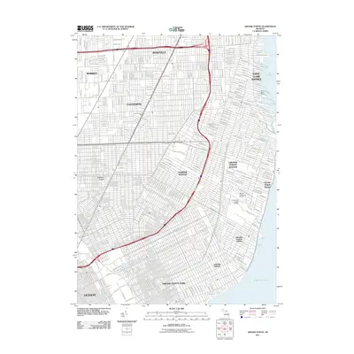 2011 Map of Grosse Pointe, 2011 Print
