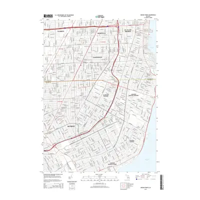 2014 Map of Grosse Pointe, 2014 Print