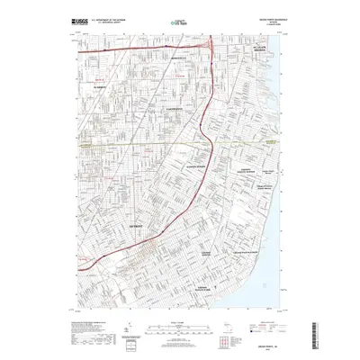 2019 Map of Grosse Pointe, 2019 Print