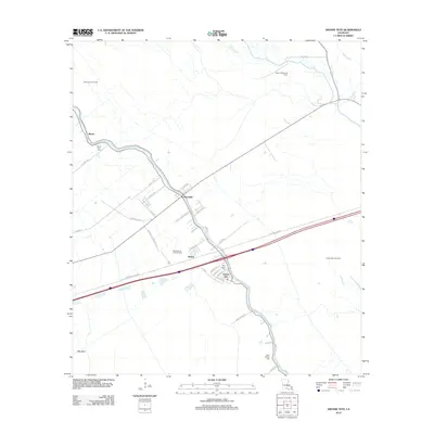 2012 Map of Grosse Tete, 2012 Print