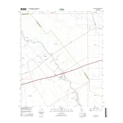 2015 Map of Grosse Tete, 2015 Print