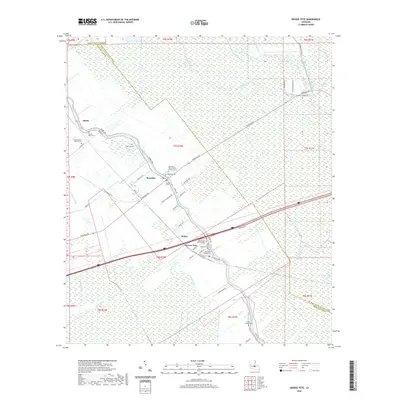 2020 Map of Grosse Tete, 2020 Print