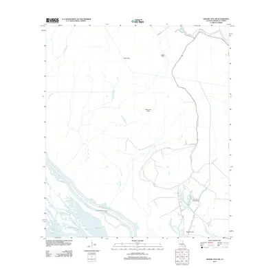 2012 Map of Grosse Tete SW, 2012 Print