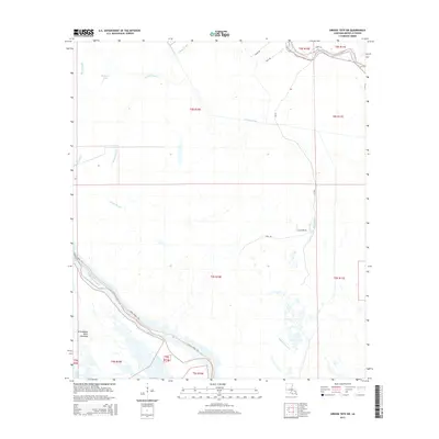 2015 Map of Grosse Tete SW, 2015 Print