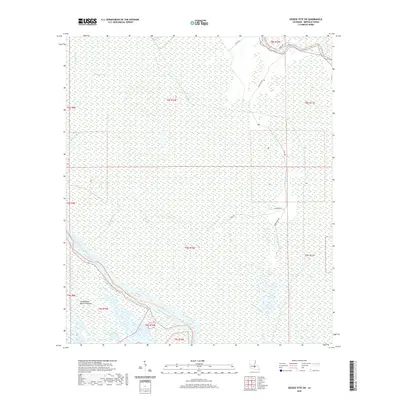 2020 Map of Grosse Tete SW, 2020 Print