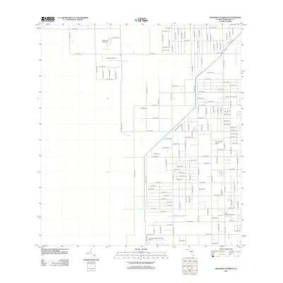 2012 Map of Grossman Hammock, 2012 Print
