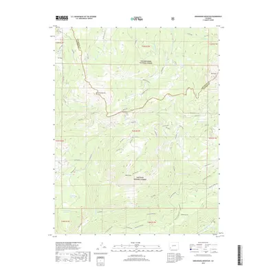 2019 Map of Groundhog Mountain, 2019 Print