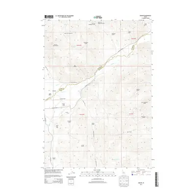 2013 Map of Grouse, 2013 Print