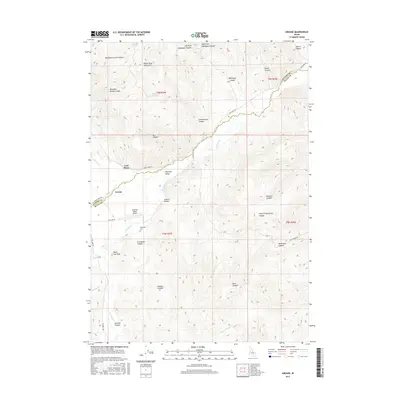 2017 Map of Grouse, 2017 Print