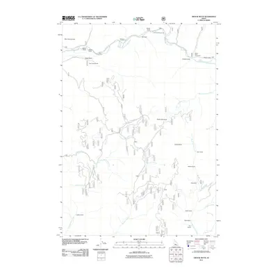 2011 Map of Grouse Butte, 2011 Print