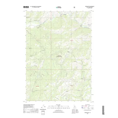 2020 Map of Grouse Butte, 2020 Print