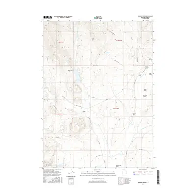 2017 Map of Grouse Creek, 2017 Print