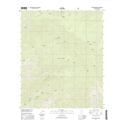 2017 Map of Grouse Mountain, 2017 Print
