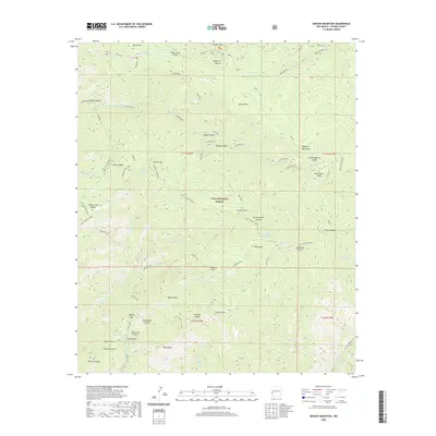 2020 Map of Grouse Mountain, 2020 Print