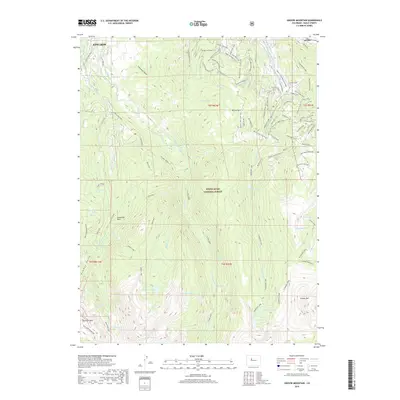 2019 Map of Grouse Mountain, 2019 Print