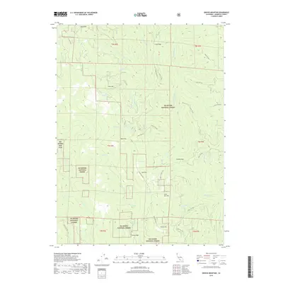 2018 Map of Grouse Mountain, 2018 Print