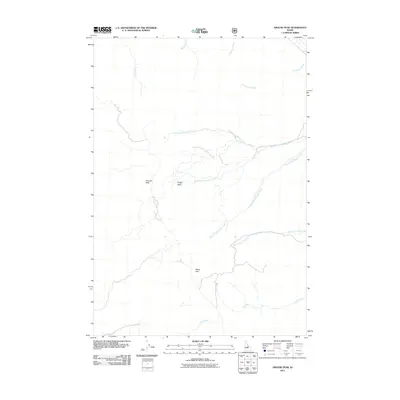 2011 Map of Grouse Peak, 2011 Print